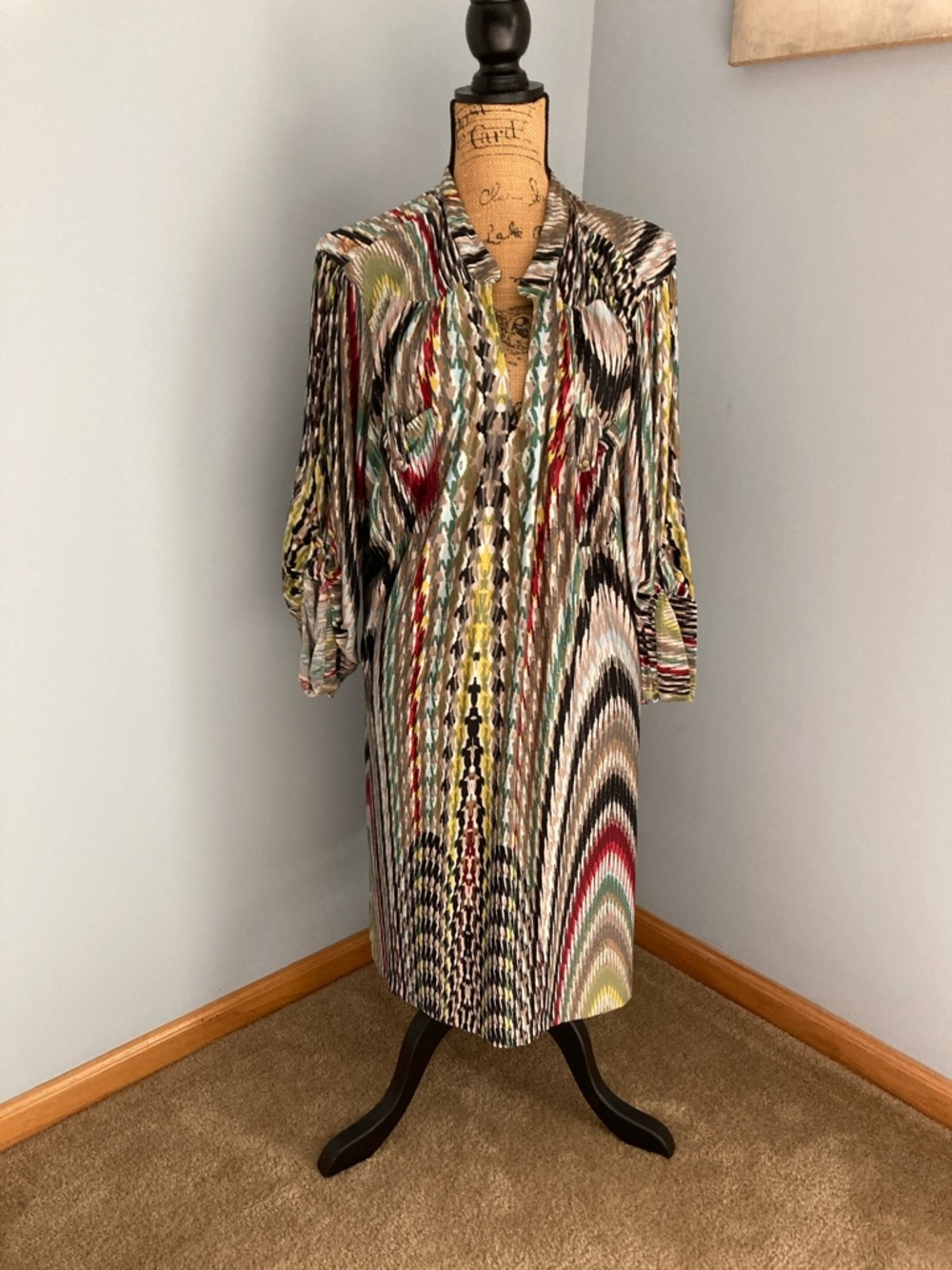 T-Bags Los Angeles Multi Colored Dress Women Size 1X